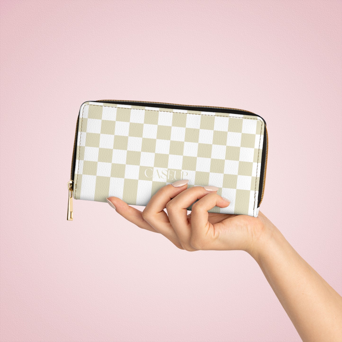 S A N D - Zipper purse