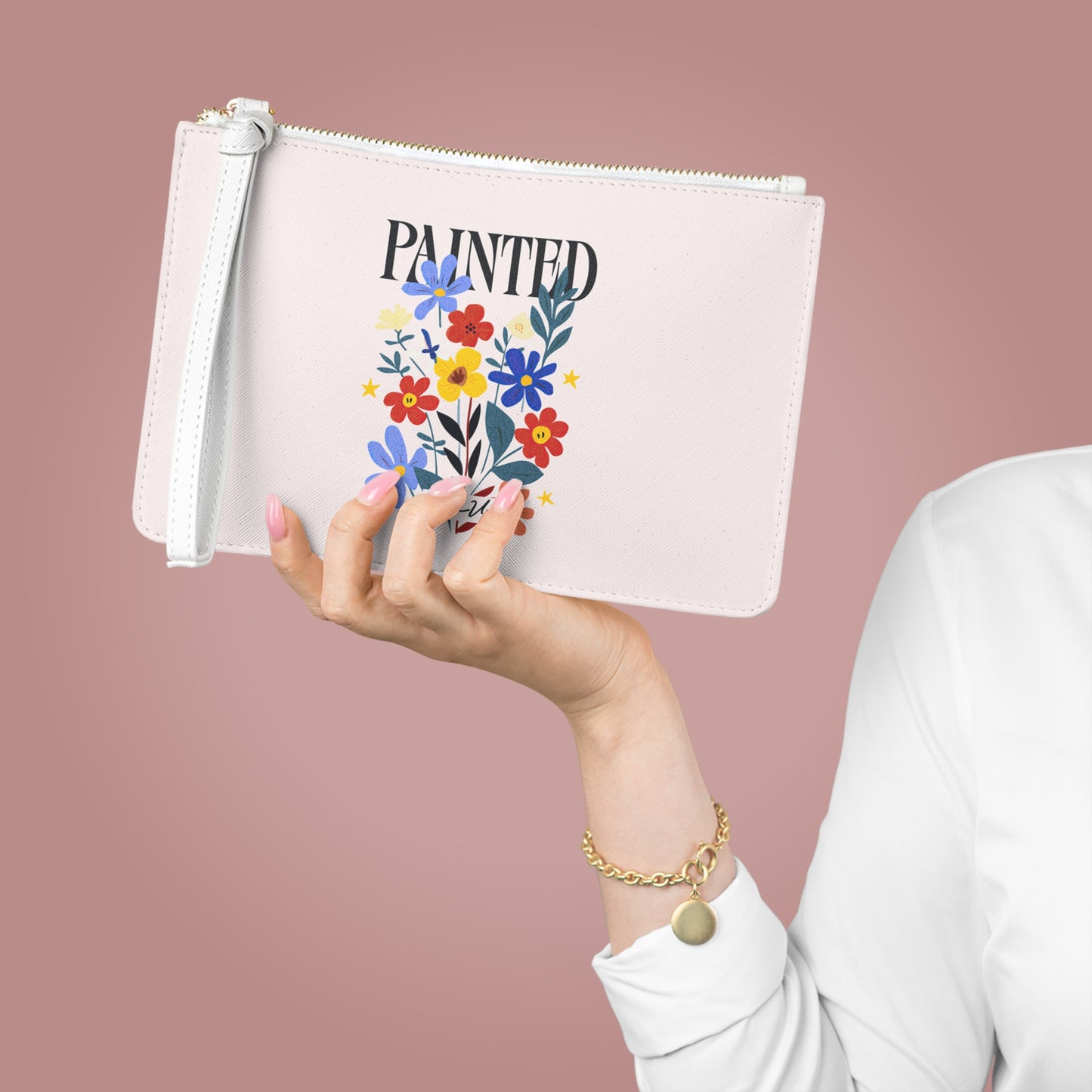 P A I N T E D - Clutch Bag