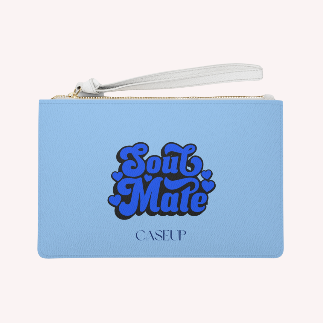 S O U L M A T E . B L U E - Clutch Bag