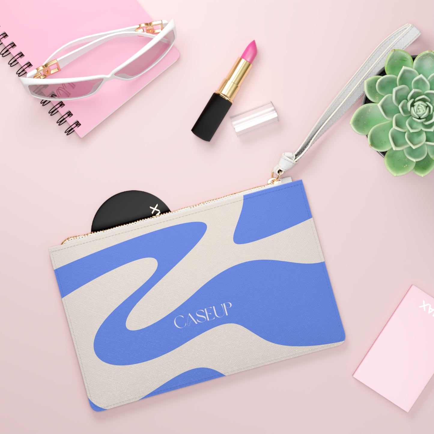 B L U E . W A V Y - Clutch Bag