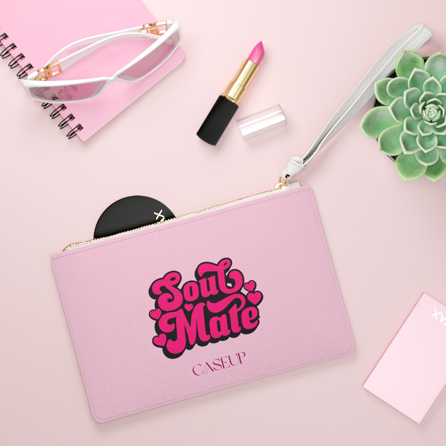 S O U L M A T E . P I N K - Clutch Bag