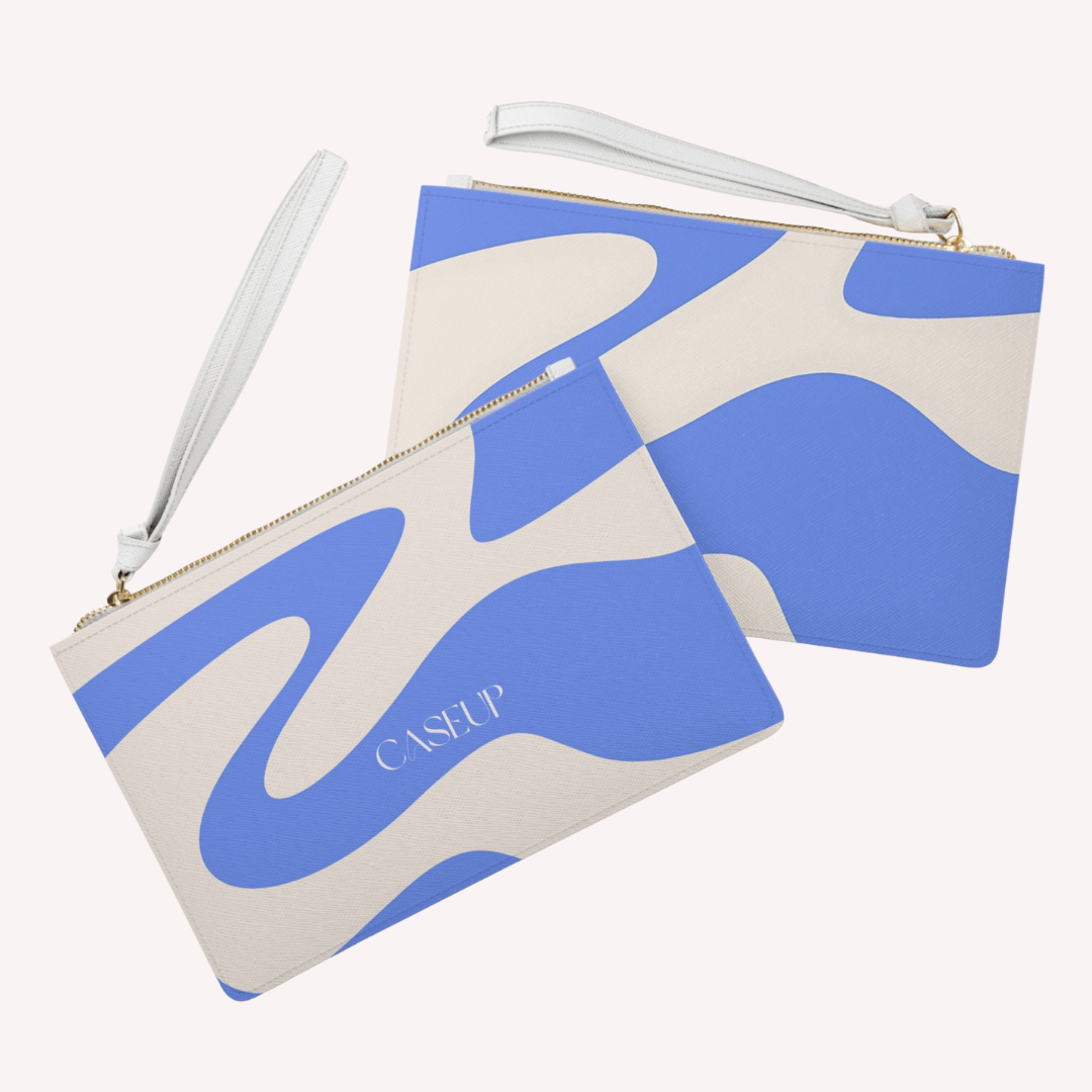 B L U E . W A V Y - Clutch Bag