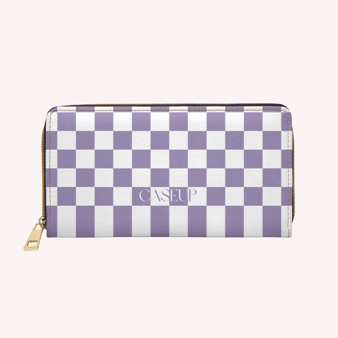 L A V E N D E R - Zipper purse