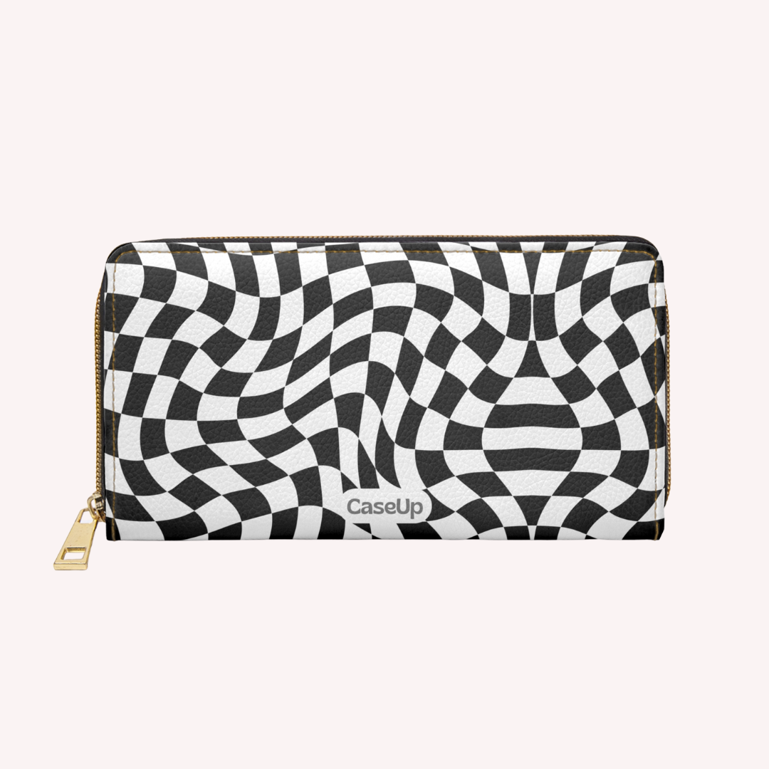 C H E S S white - Zipper purse