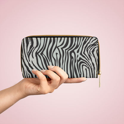 Z E B R A - Zipper purse