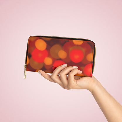 B L U R E D . L I G H T S - Zipper purse