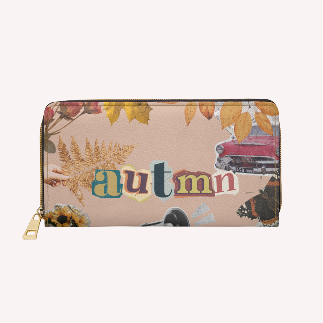 A U T U M N - Zipper purse