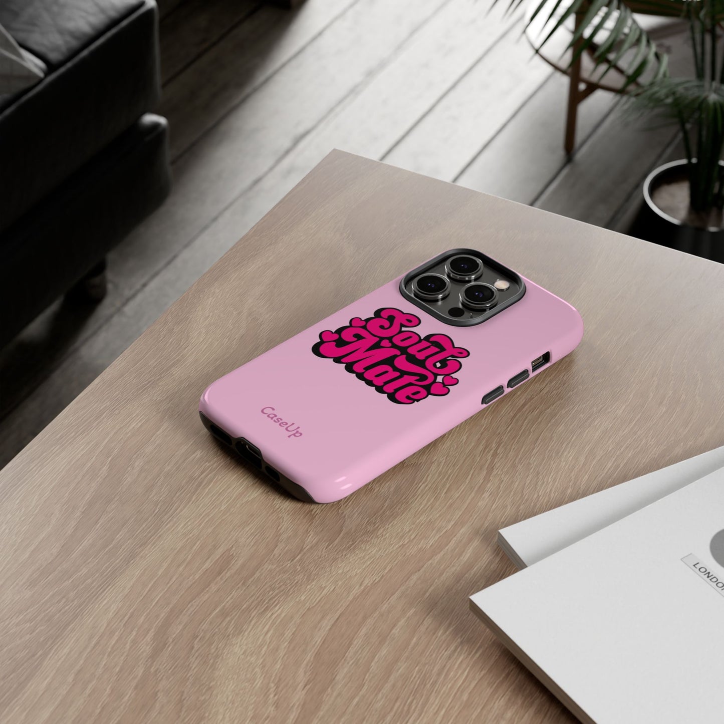 S O U L M A T E . P I N K - IPhone Case