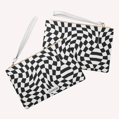 C H E S S white- Clutch Bag