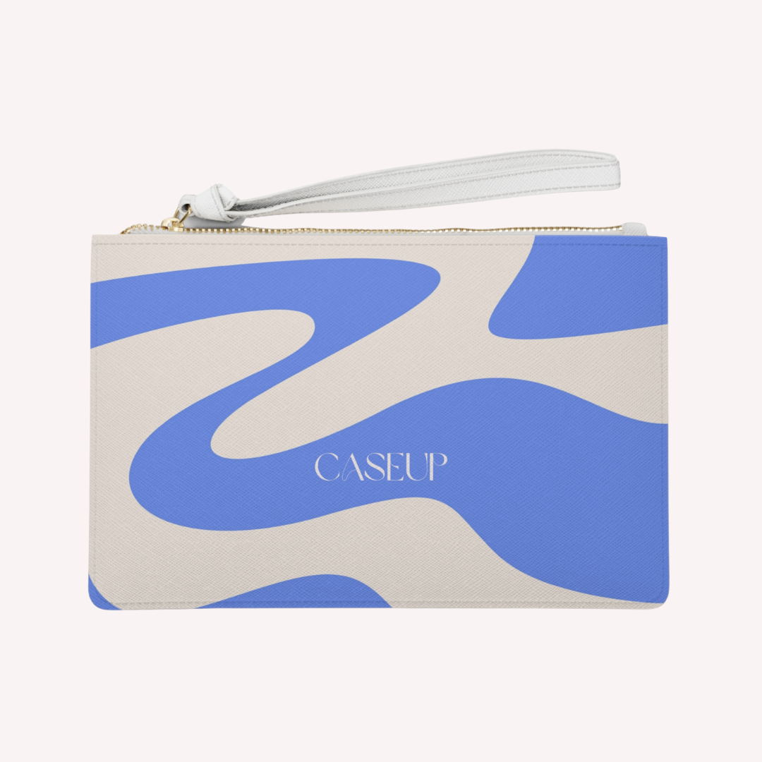 B L U E . W A V Y - Clutch Bag