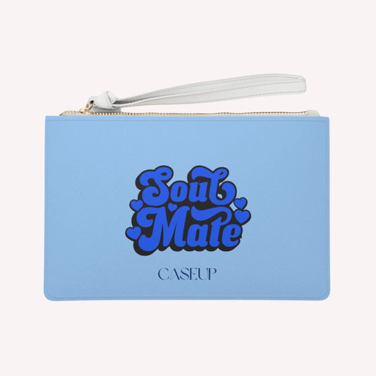 S O U L M A T E . B L U E - Clutch Bag