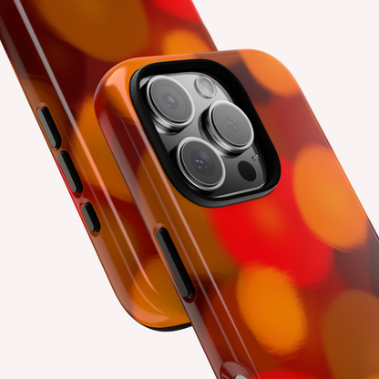 B L U R E D . L I G H T S - IPhone Case