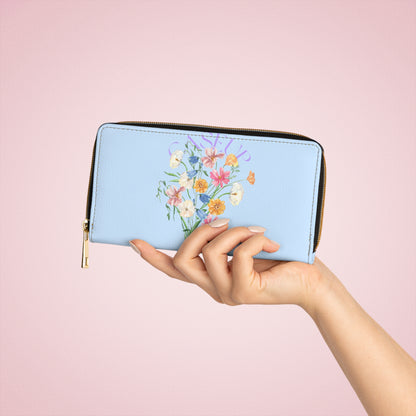 F L O W E R . B O U Q U E T - Zipper purse