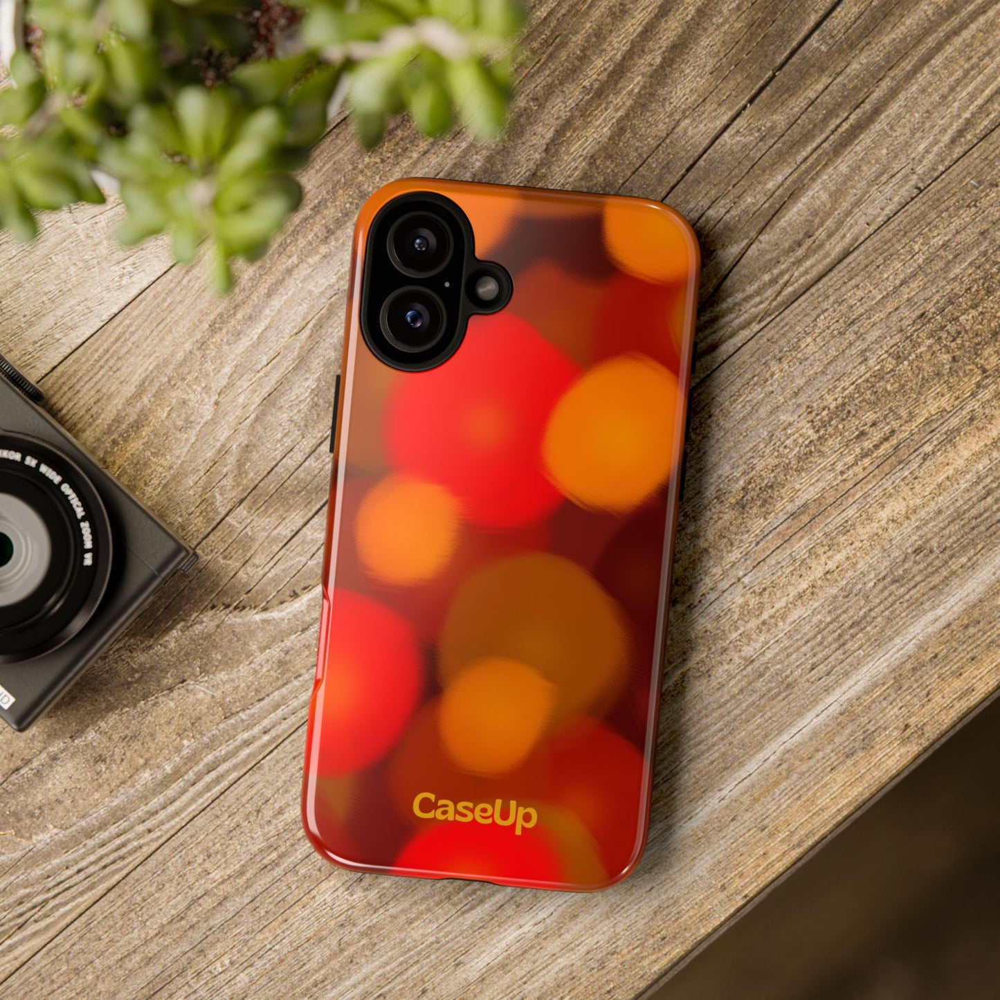 B L U R E D . L I G H T S - IPhone Case