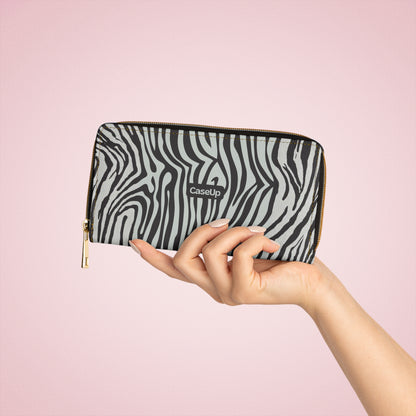 Z E B R A - Zipper purse