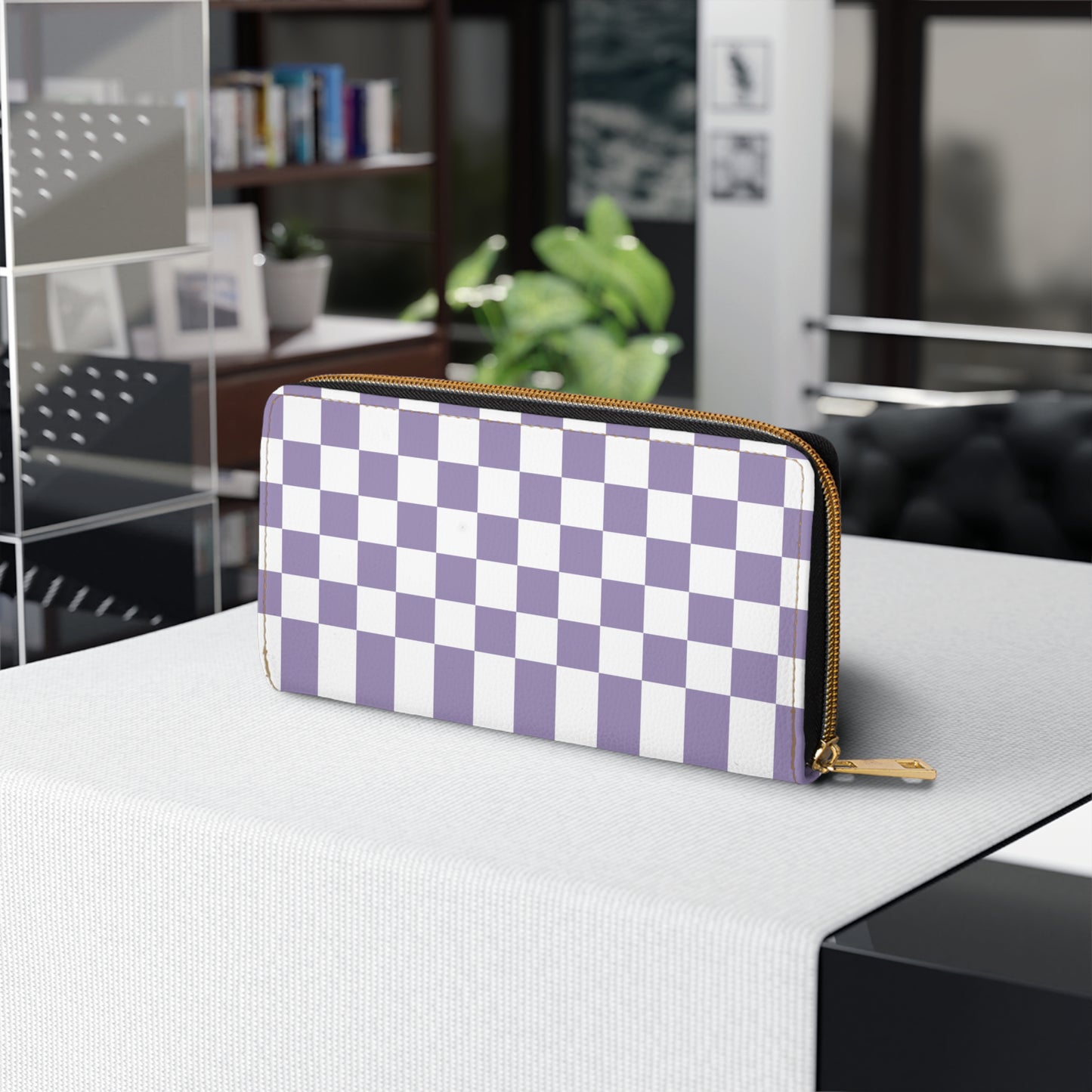 L A V E N D E R - Zipper purse