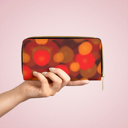 B L U R E D . L I G H T S - Zipper purse