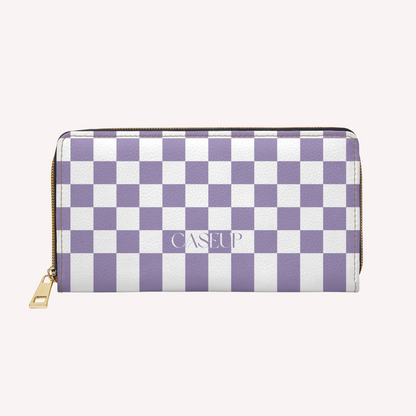 L A V E N D E R - Zipper purse