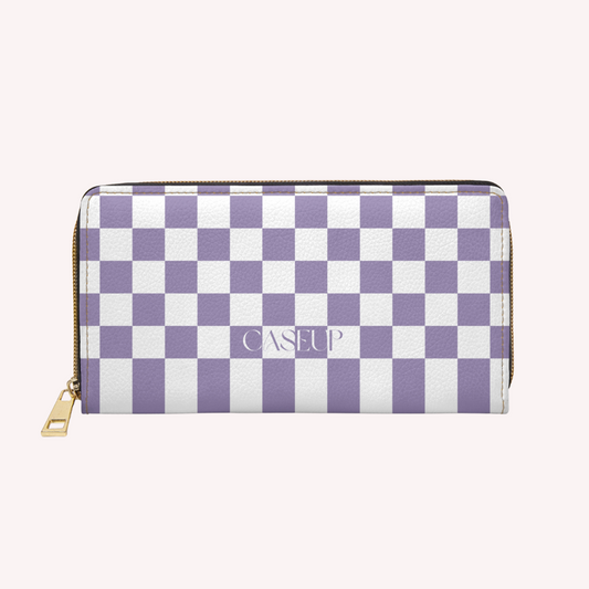 L A V E N D E R - Zipper purse