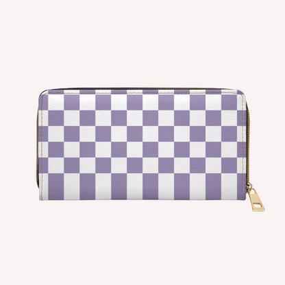 L A V E N D E R - Zipper purse